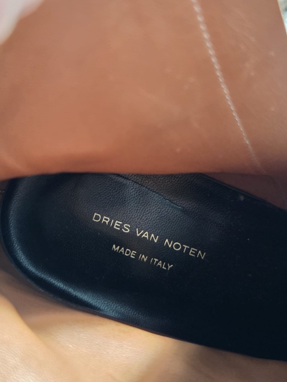 Dries Van Noten Patent Leather Ankle Boots - Picture 4 of 4